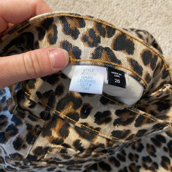Veronica Beard Debbie leopard print pants 26 - Picture 5 of 5